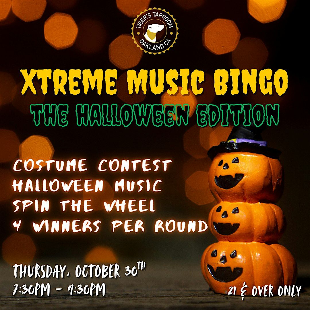Halloween Music Bingo + Costume Contest