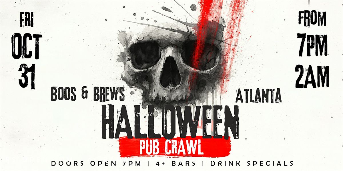 Boos & Brews Halloween Pub Crawl Atlanta 2025