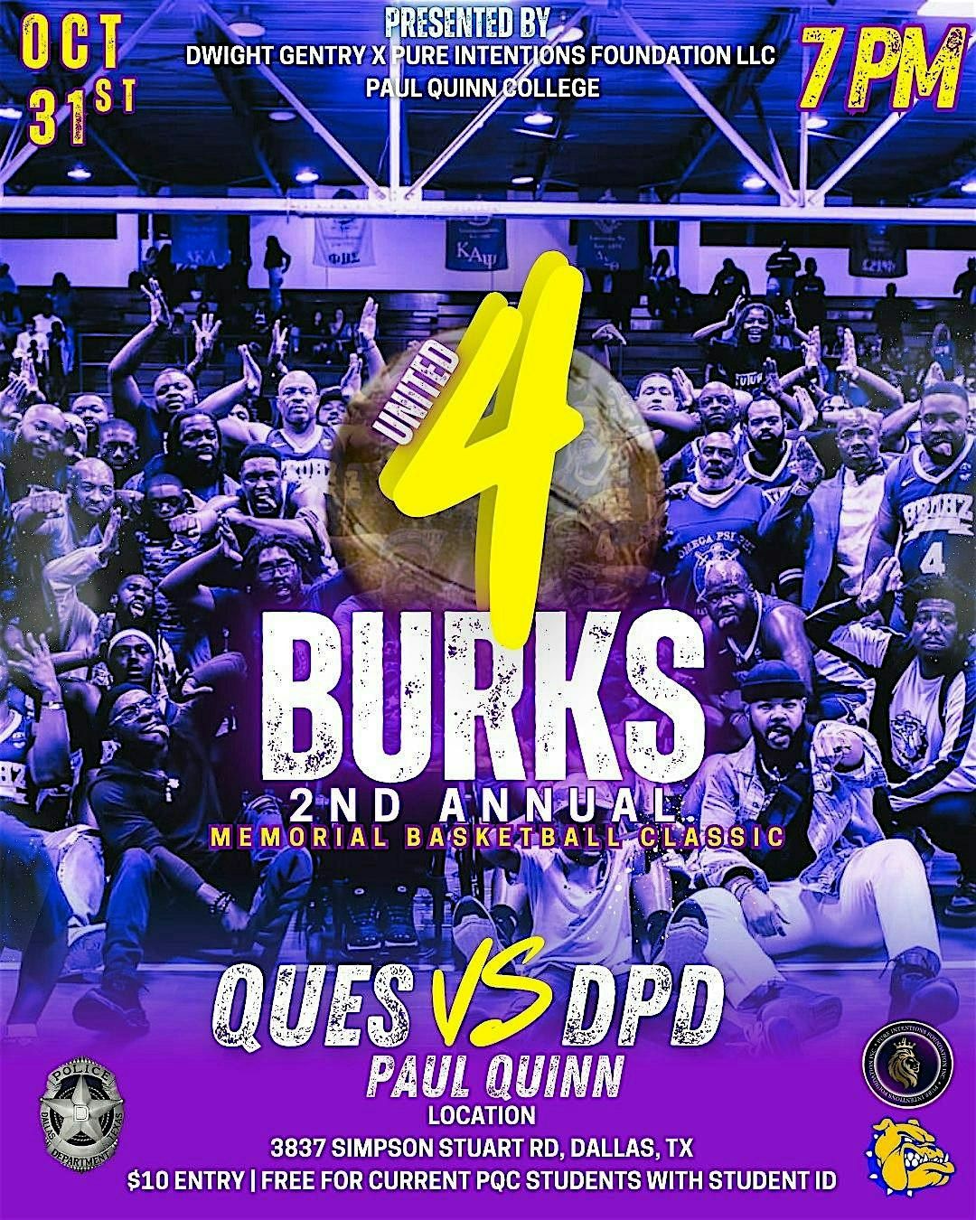 2nd Annual United 4 Burks Memorial Basketball Classic