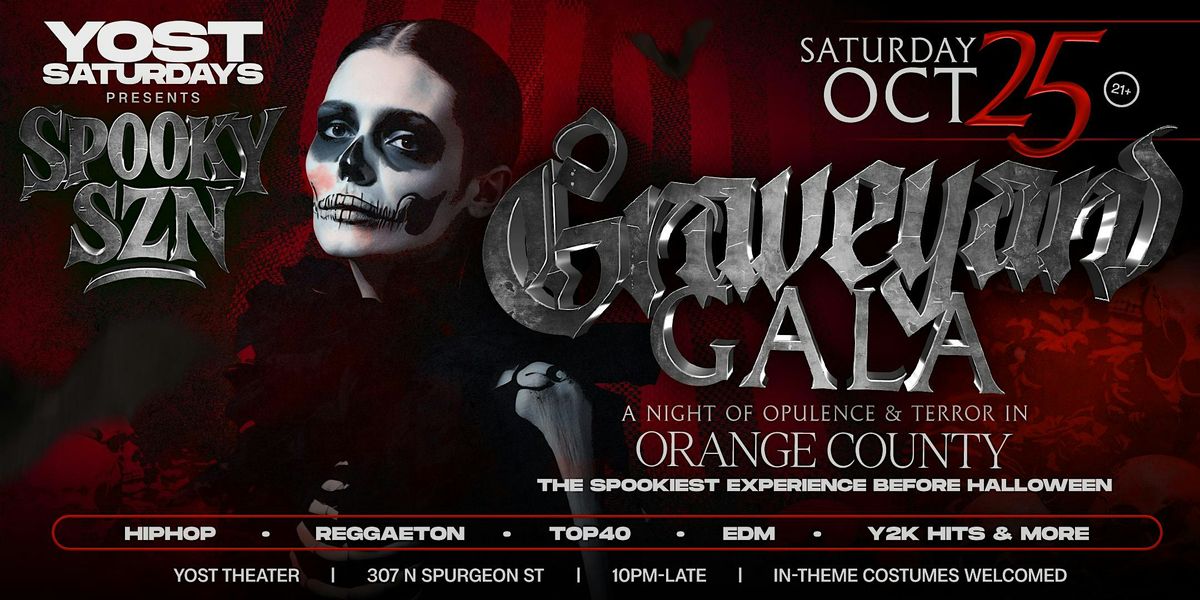 Yost Saturday's costume party Reggaeton, Hip Hop, Top 40, EDM, Y2k Hits