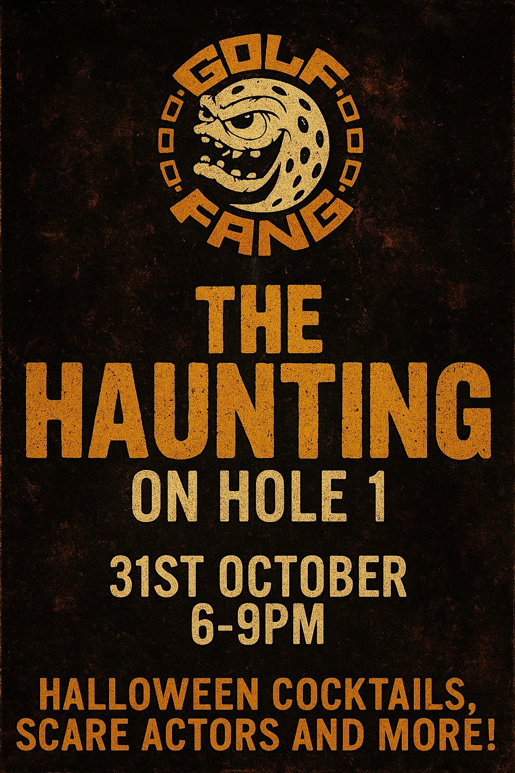 THE HAUNTING ON HOLE 1 @ GOLF FANG LIVERPOOL