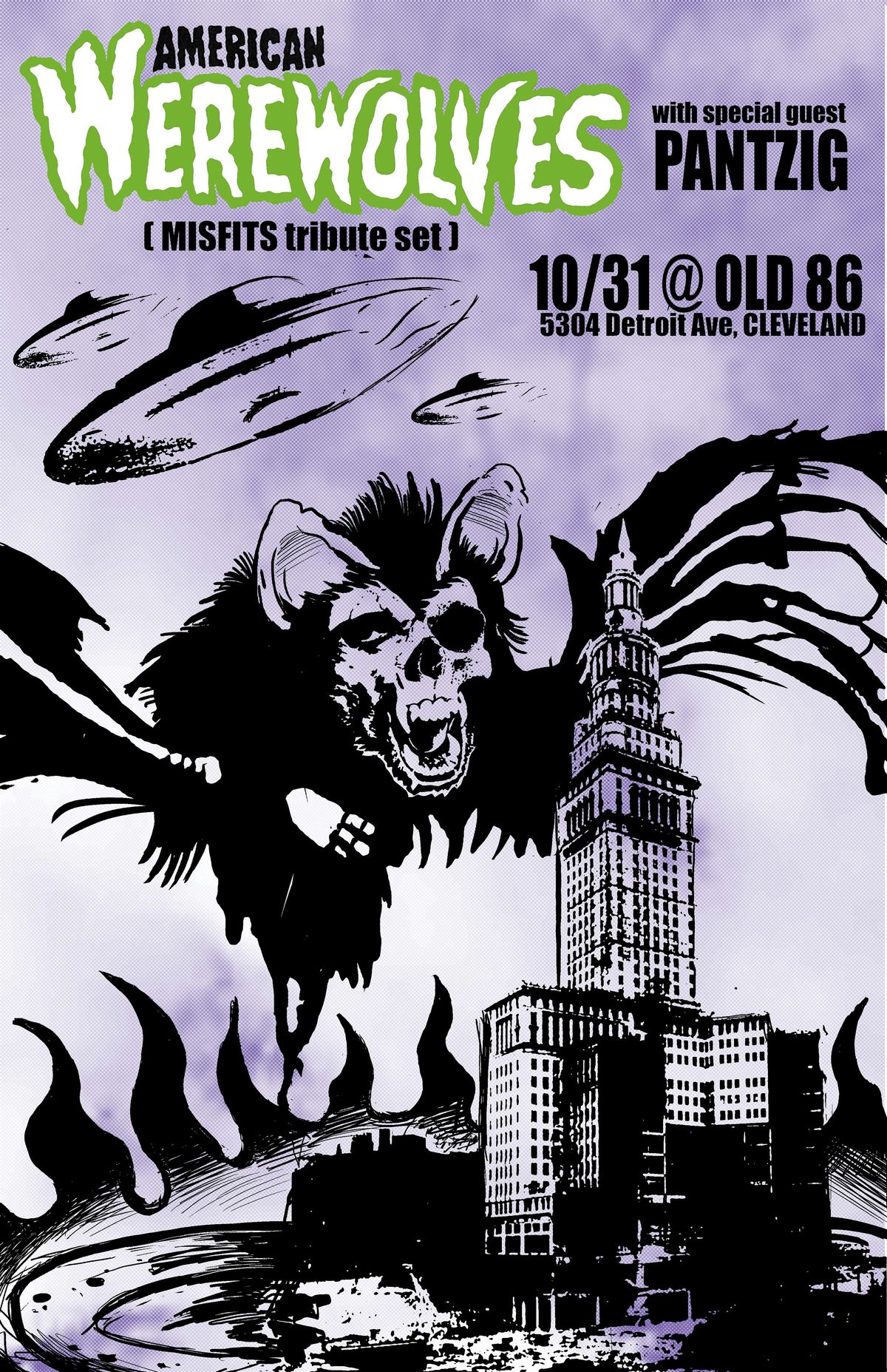 American Werewolves Halloween Show at Old 86