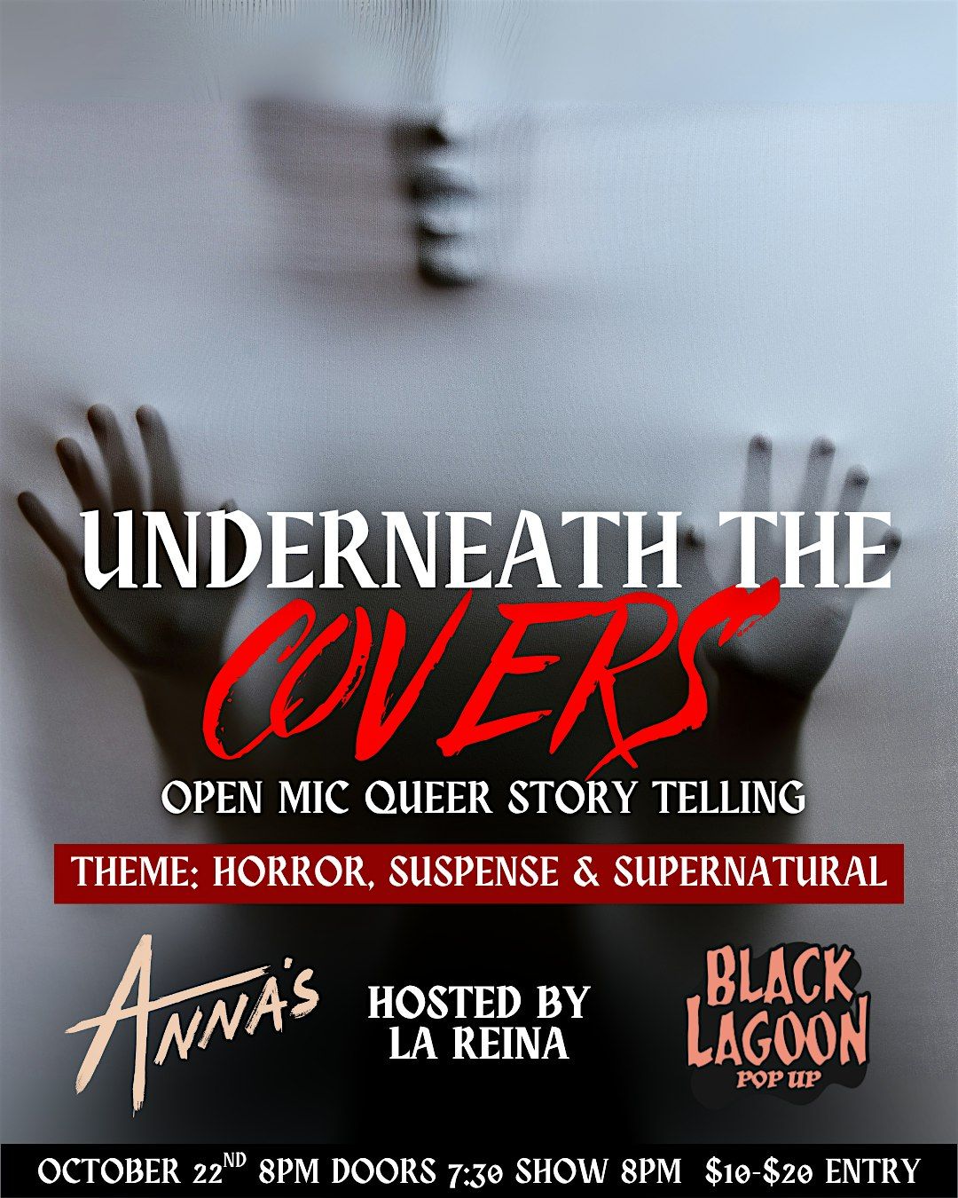 Underneath The Covers: Queer Open Mic Night- Halloween Edition