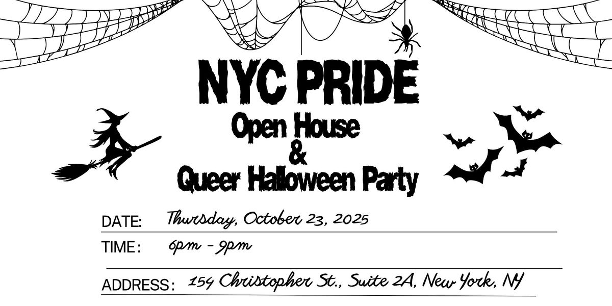 NYC Pride Open House & Queer Halloween Party