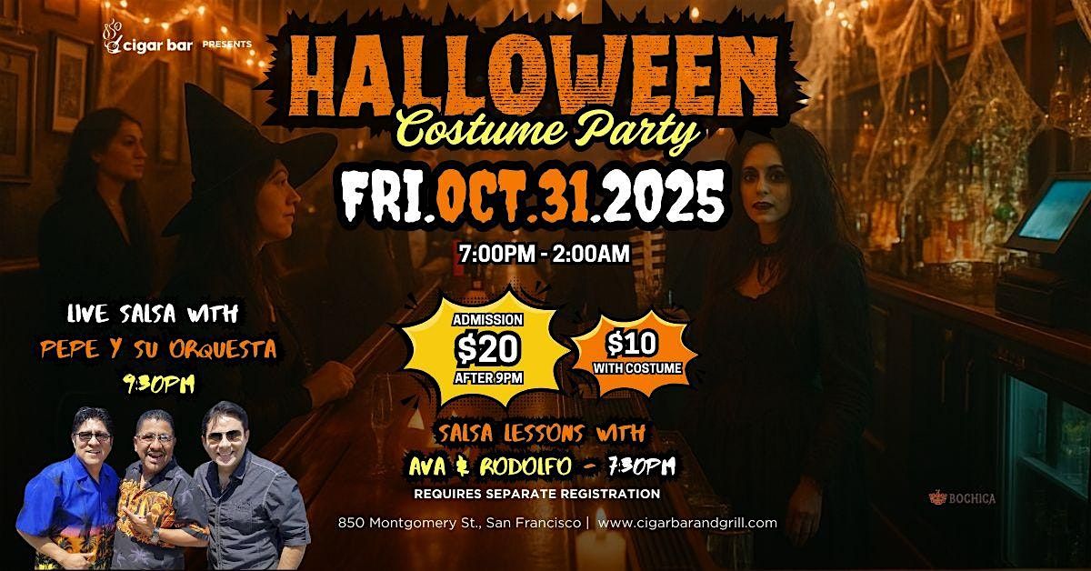 Halloween Costume Salsa Party: Live Salsa with Pepe Y Su Orquesta