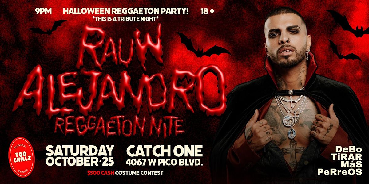 RAUW ALEJANDRO HALLOWEEN PARTY @ CATCH ONE LOS ANGELES