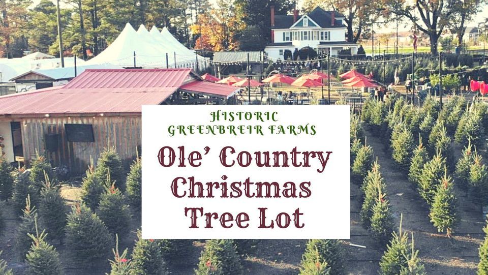Greenbrier Farms Christmas Tree Lot Historic Greenbrier Farms