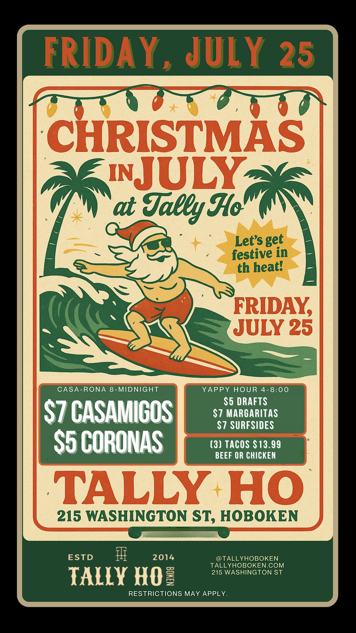 Christmas in July: A Tally Ho Summer Party