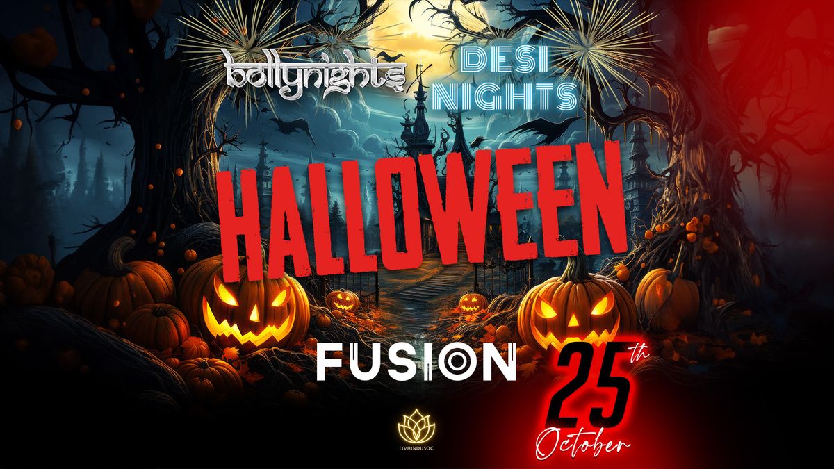 Bollynights X Desi Nights Liverpool  - Halloween Party \ud83c\udf83 | Friday 25th October | Fusion