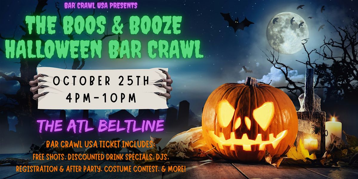 The Beltline Boos & Booze Halloween Bar Crawl, by Bar Crawl USA