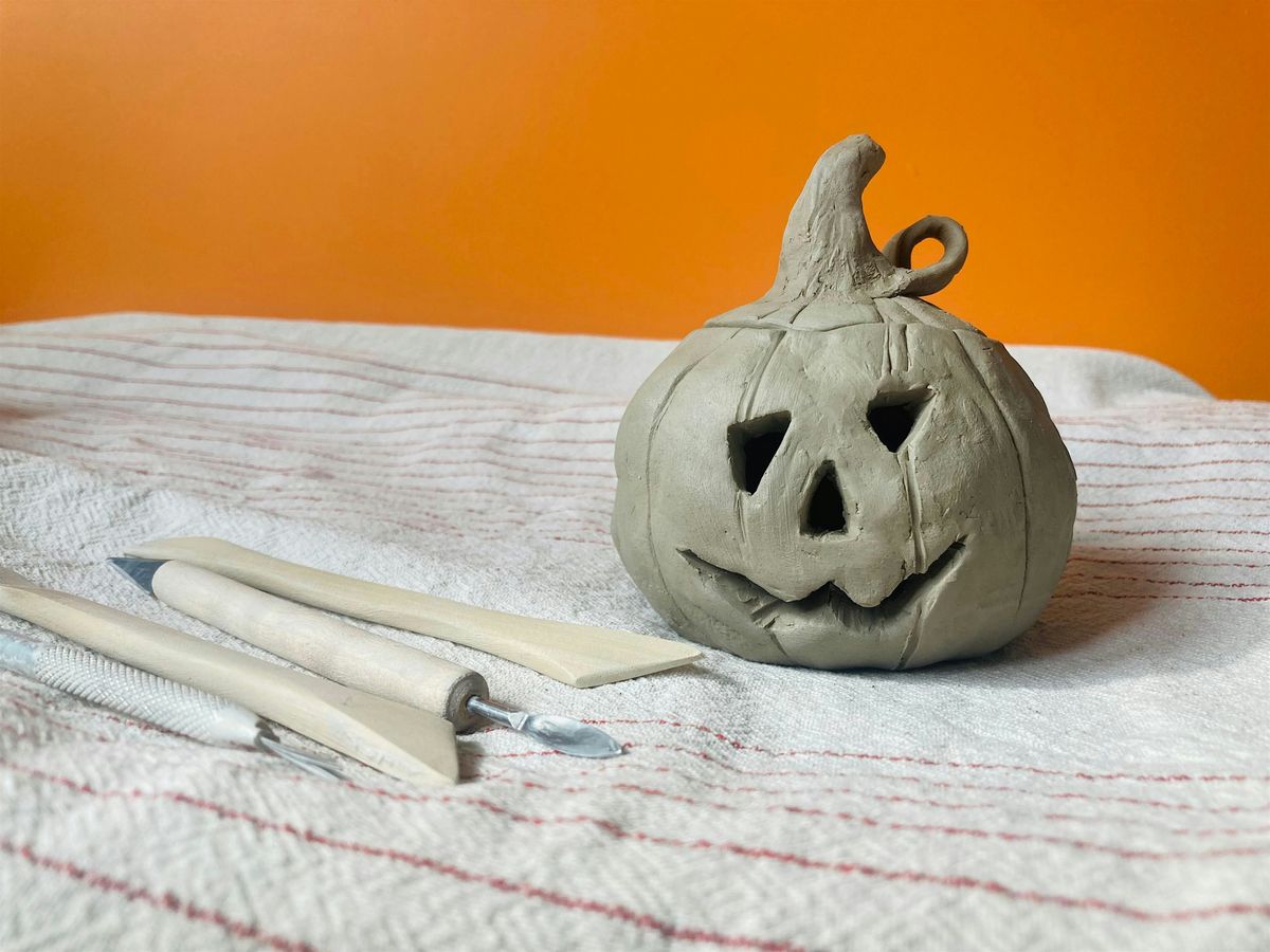 Halloween Pottery Class - Pumpkin Tealight Holder