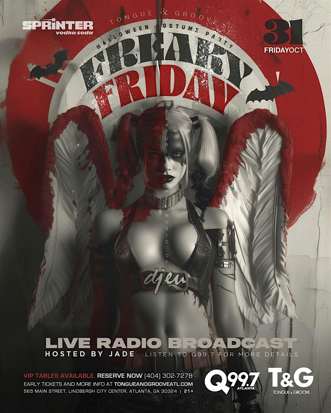 Q99.7 FREAKY FRIDAY Halloween Costume Party at Tongue and Groove w\/ DJ EU