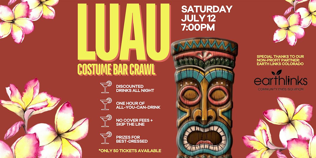 Luau in LoDo Costume Bar Crawl