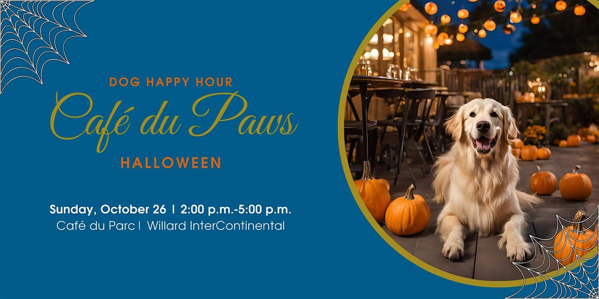 Cafe du Paws Halloween | Dog Happy Hour