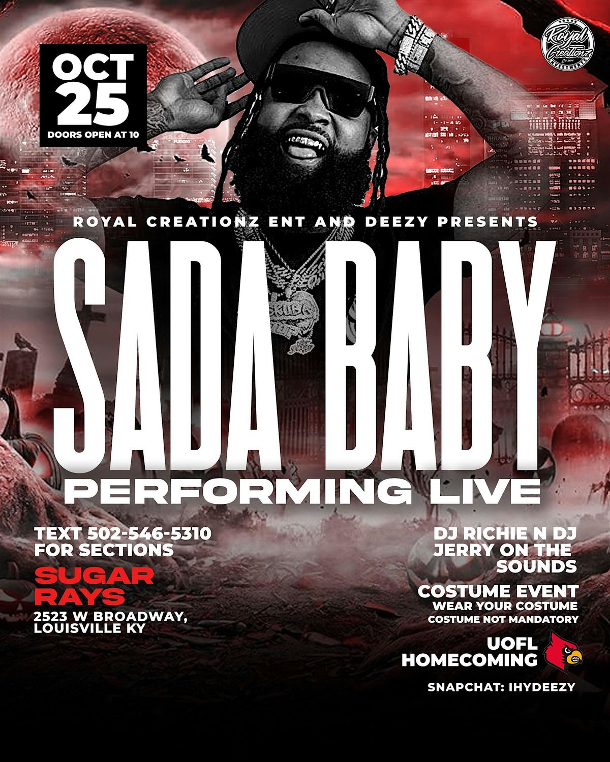 Sada baby performing live