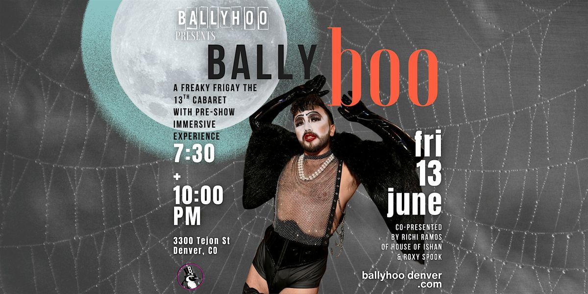 BallyBOO: A Freaky FriGAY the 13th Cabaret