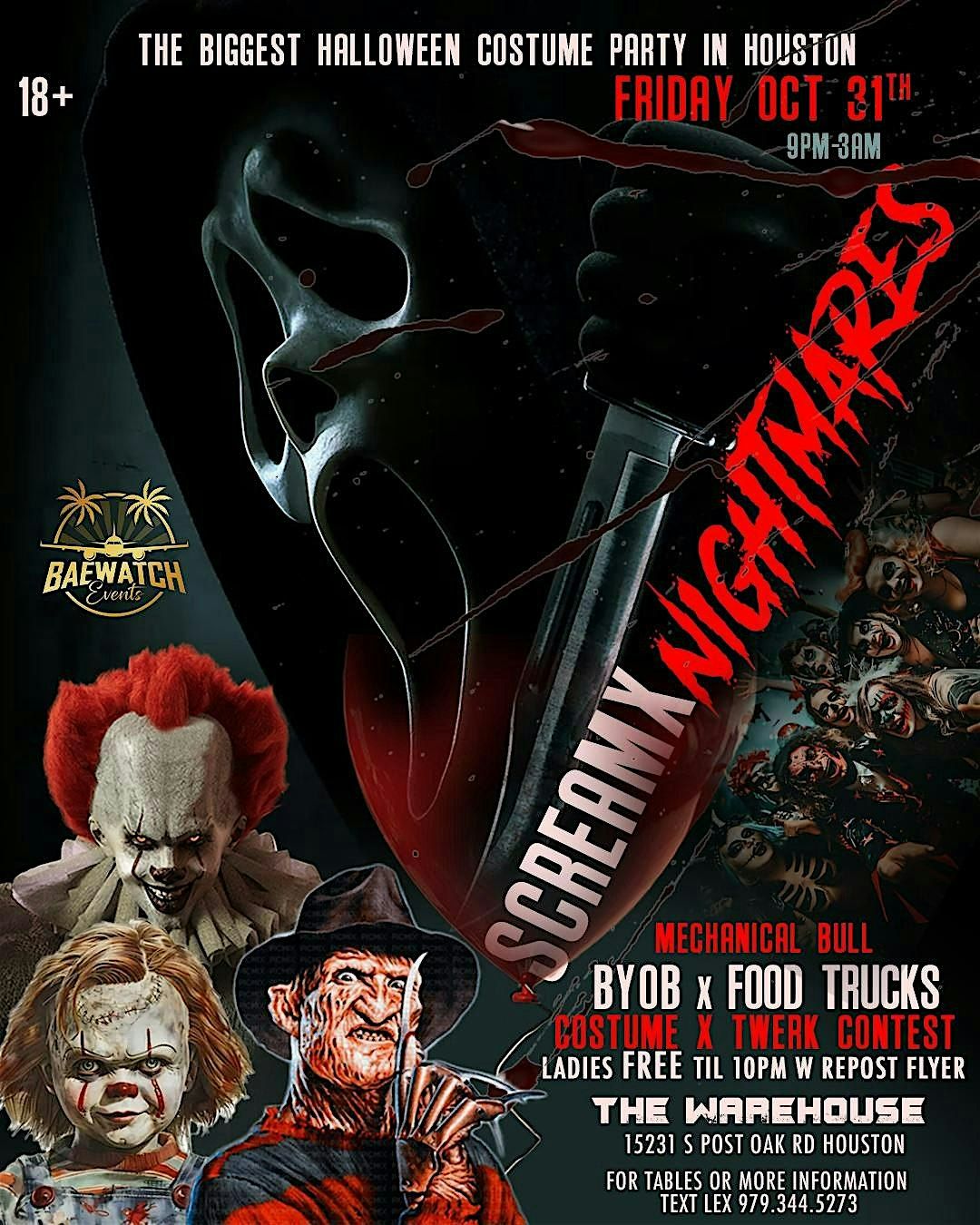Screams And NightMares A Halloween Costume Party in Houston!