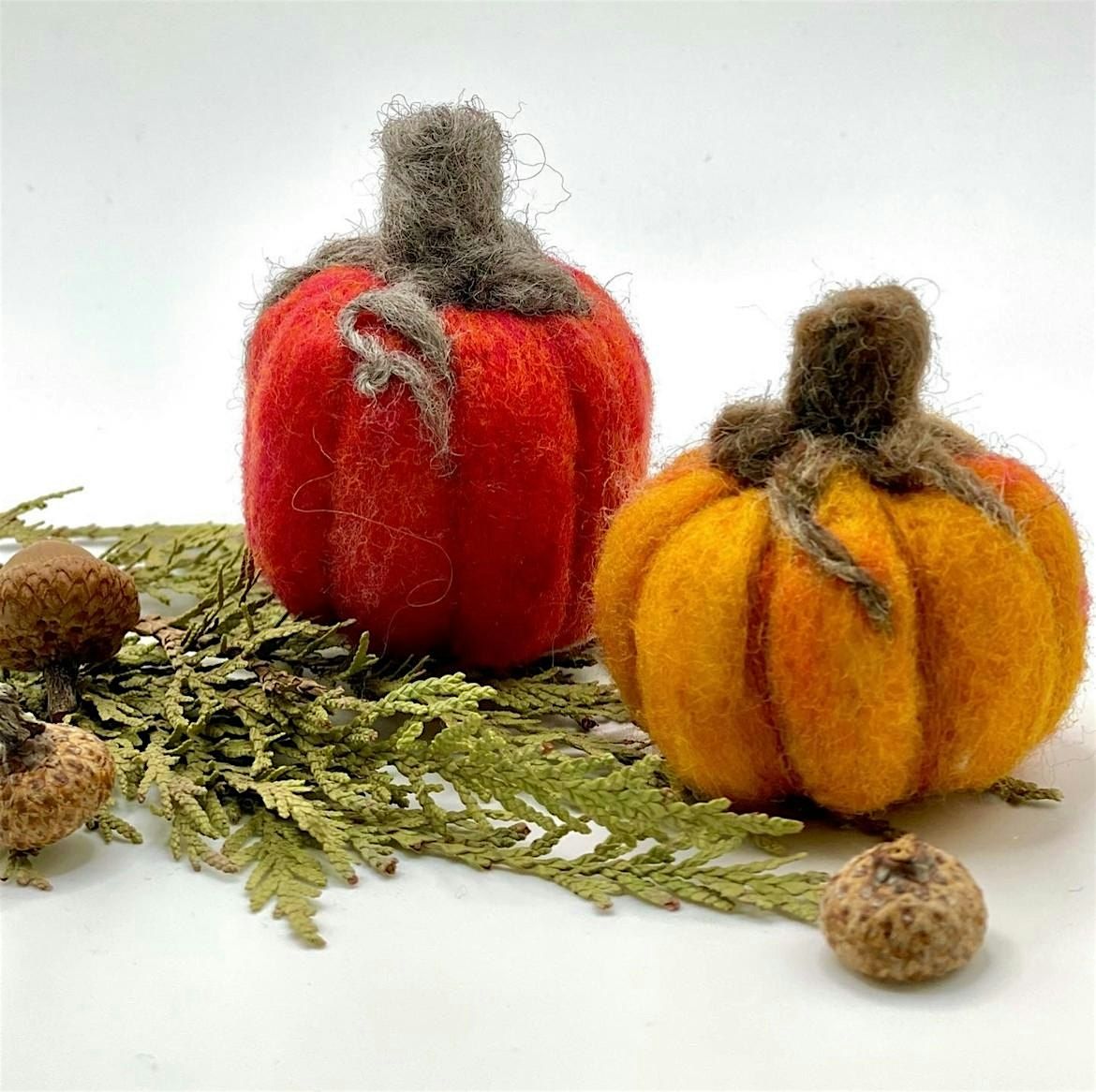 Needle Felting Class - Festive Pumpkins at Swan Island Dahlias