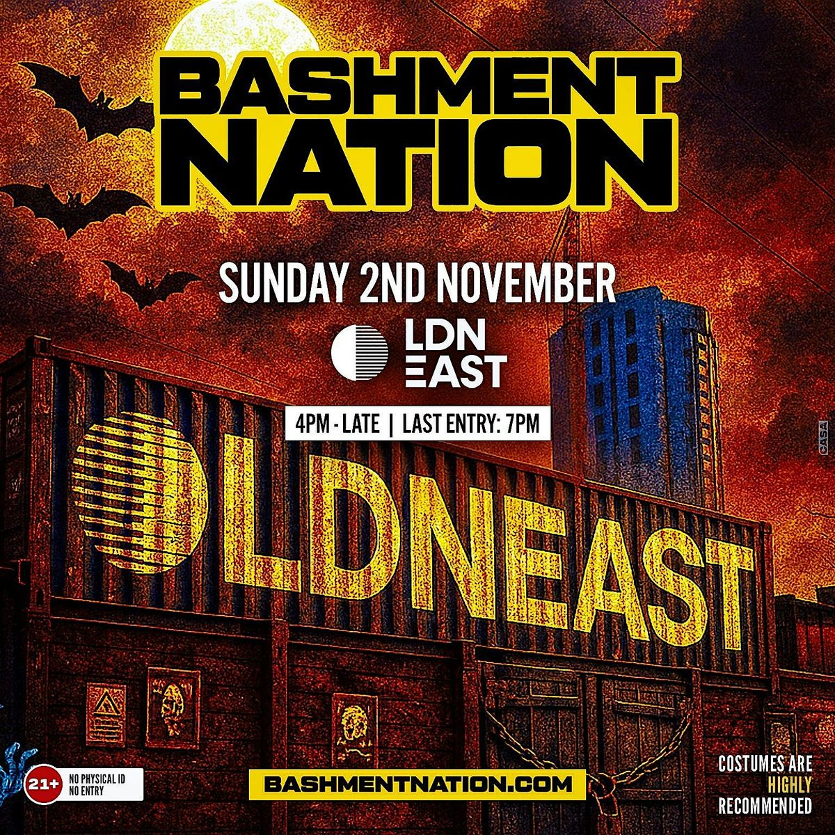 BASHMENT NATION - London\u2019s Biggest Halloween Day Festival