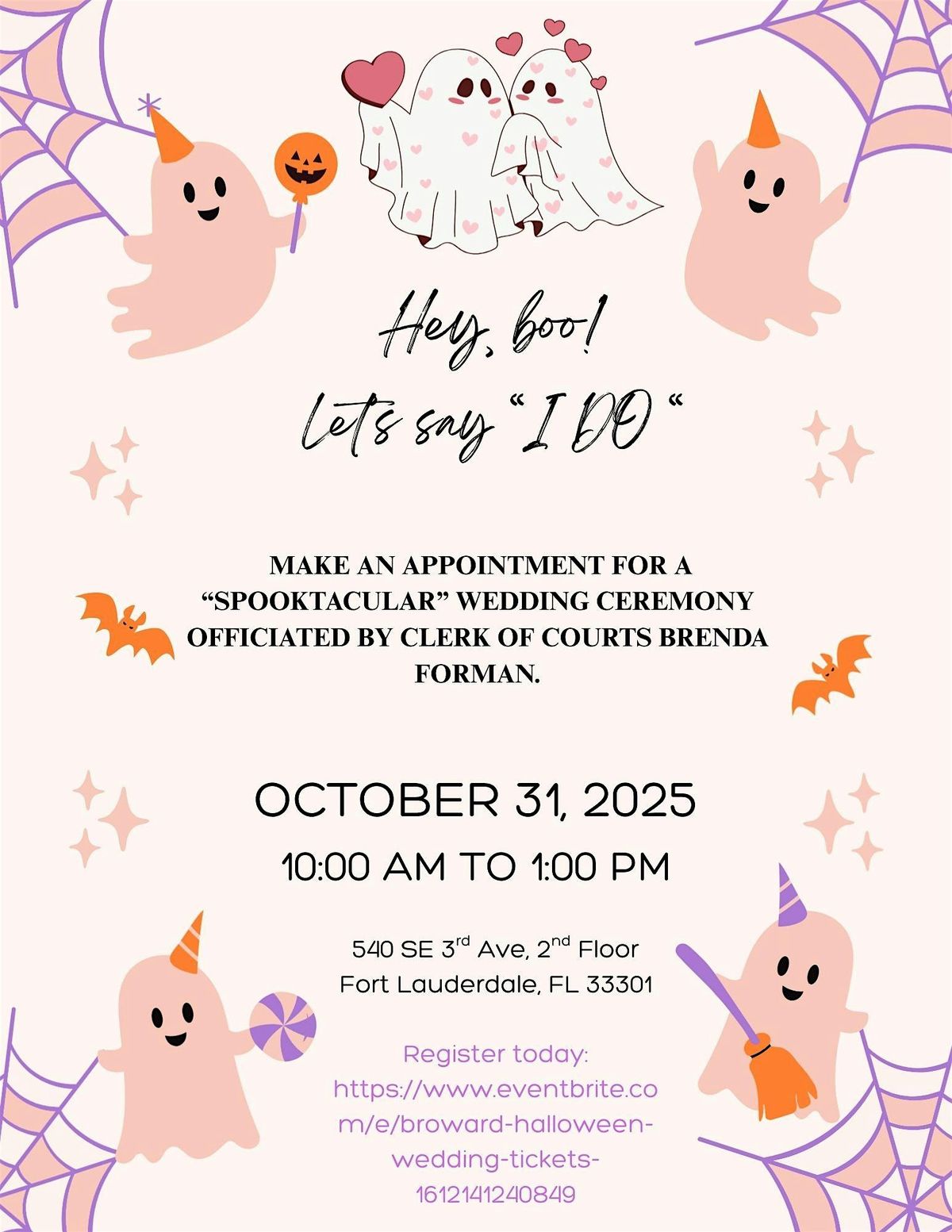 Broward Halloween Wedding