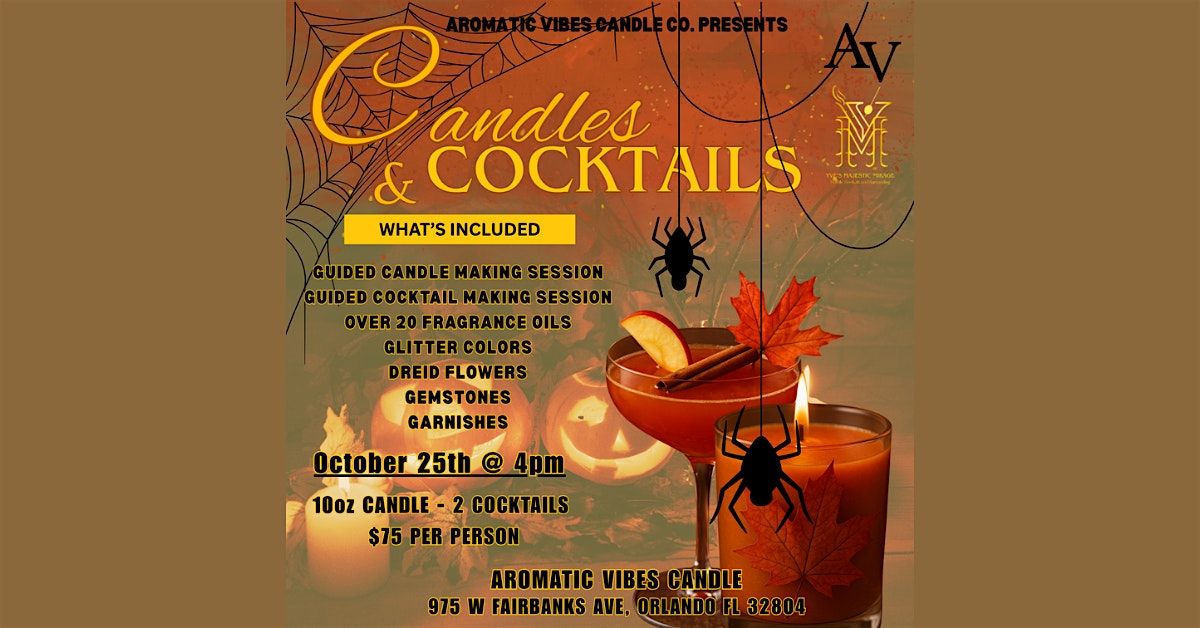 Candles & Cocktails Halloween Edition