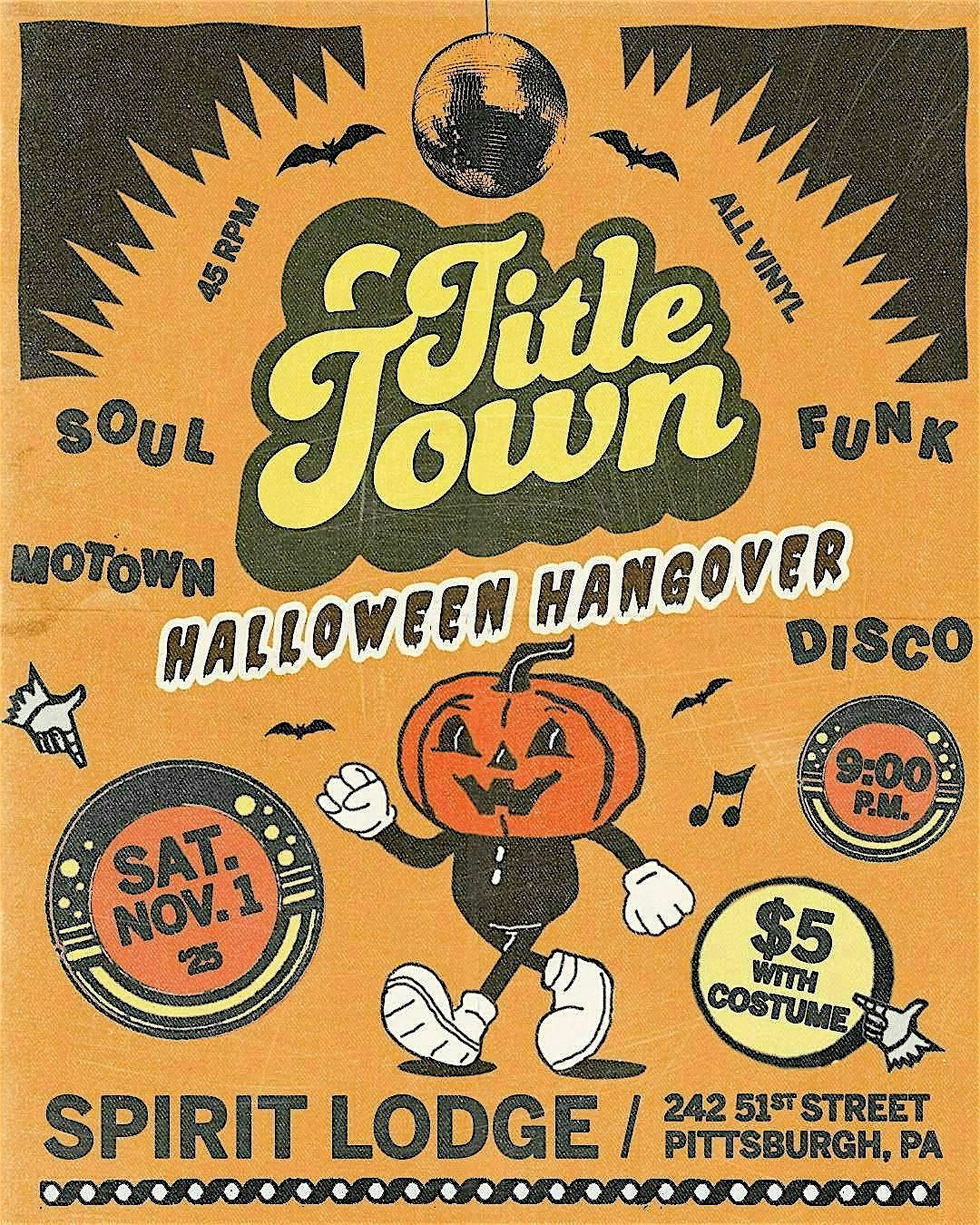 TITLE TOWN Soul & Funk Party's HALLOWEEN HANGOVER