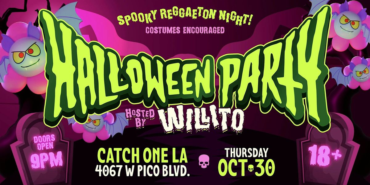 QUEREMOS REGGAETON HALLOWEEN PARTY IN LOS ANGELES 18+