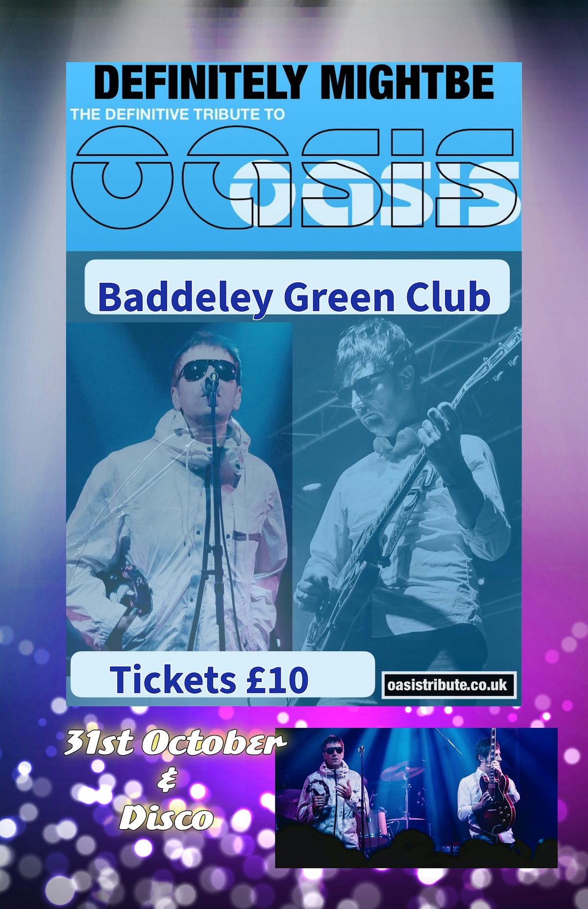Definitely Might be OASIS TRIBUTE