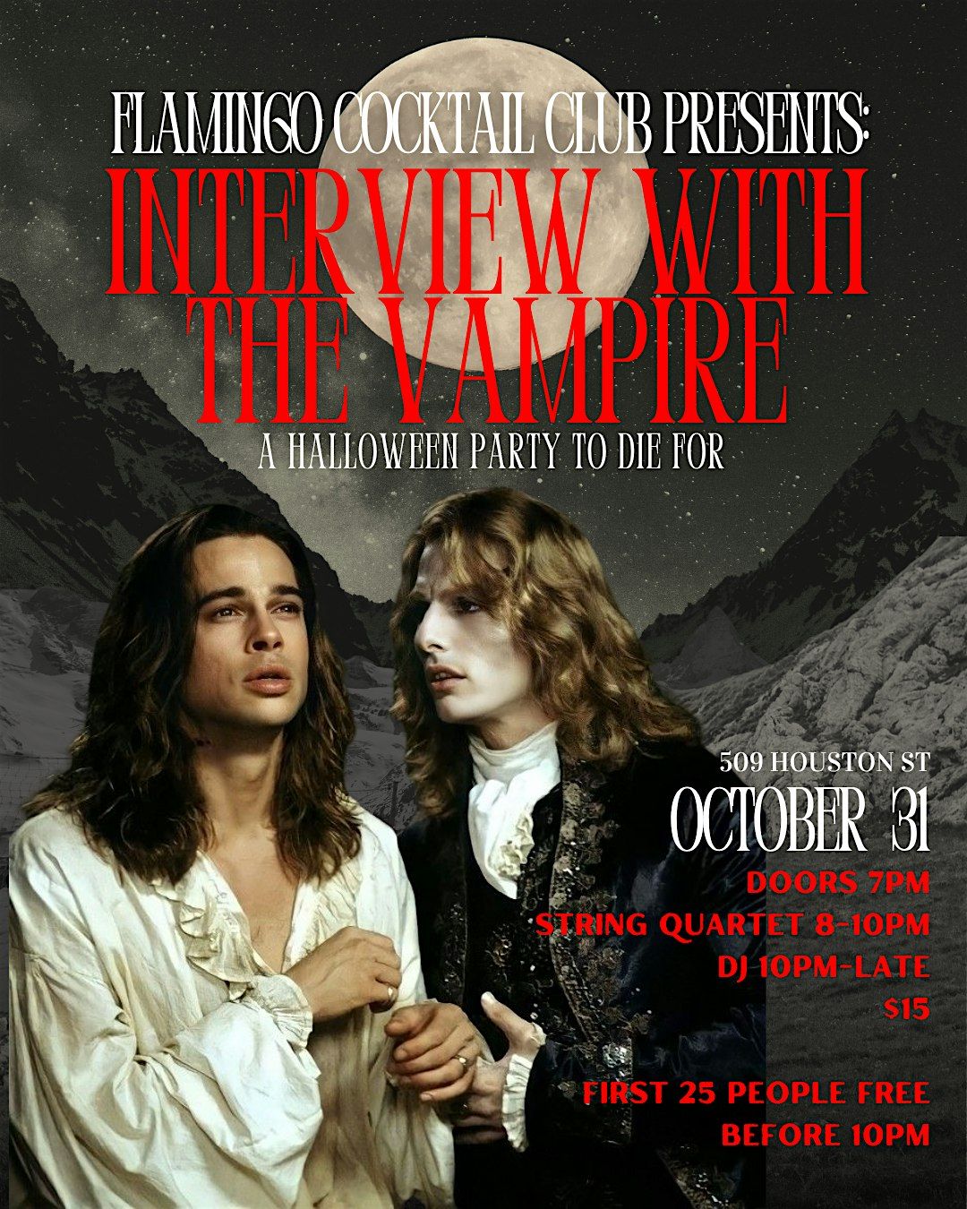 FLAMINGO COCKTAIL CLUB PRESENTS: INTERVIEW WITH THE VAMPIRE