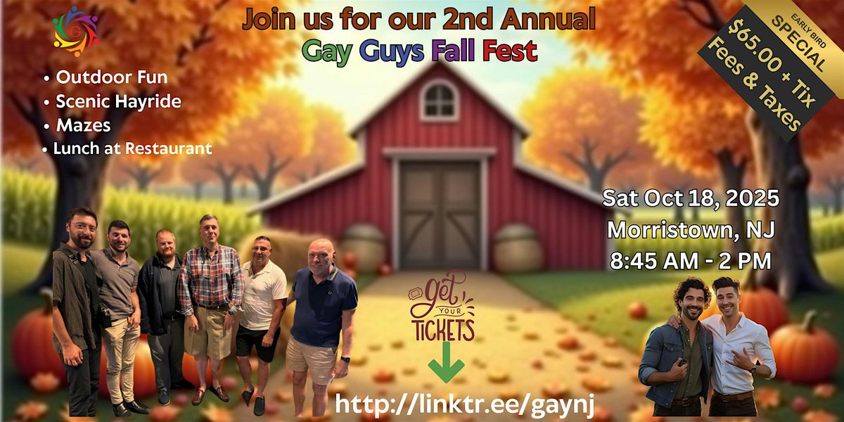 Gay Annual Guys Fall fest in Morristown, NJ