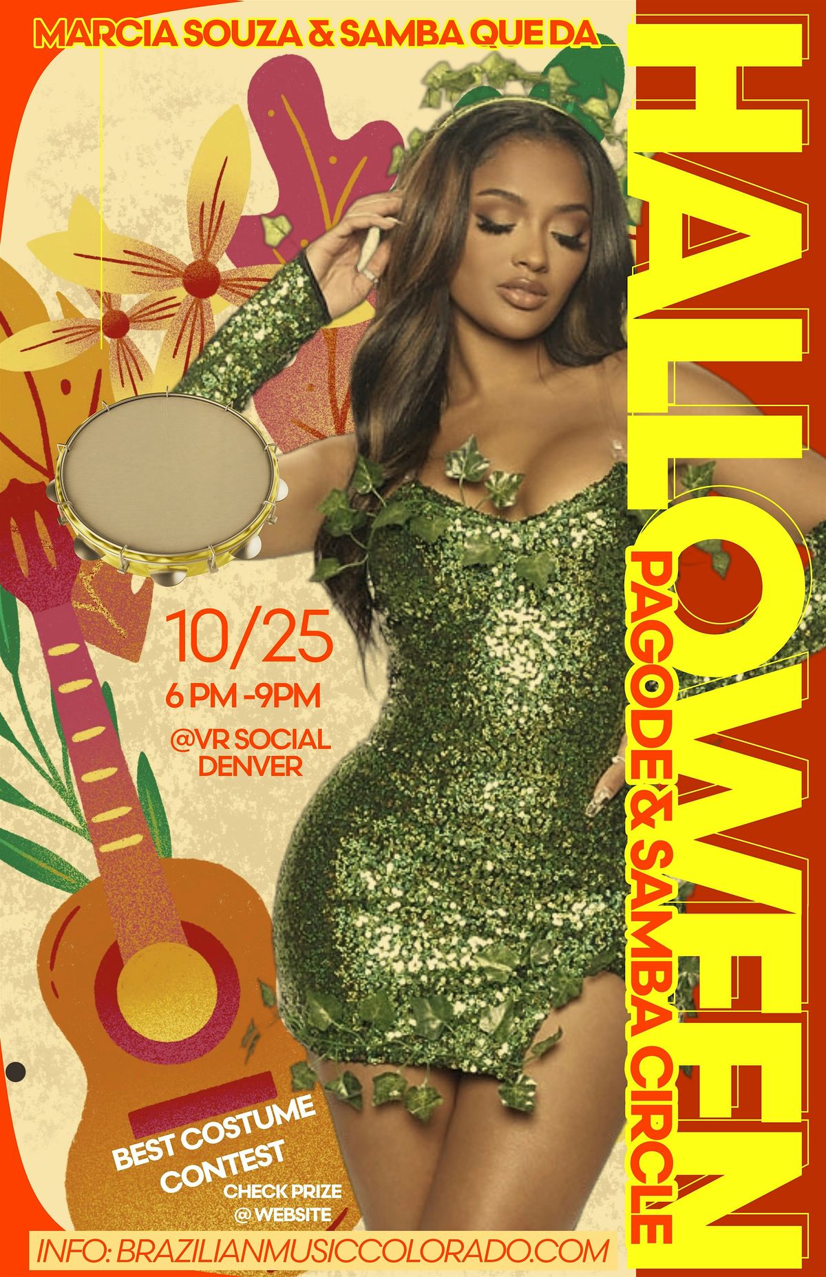 Brazilian Thrill Halloween- A night with Live Samba, Pagode & Dance