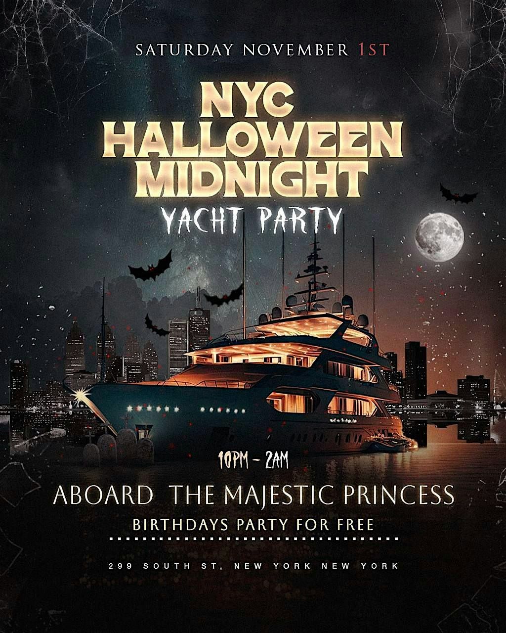 NYC HALLOWEEN WEEKEND MIDNIGHT YACHT PARTY
