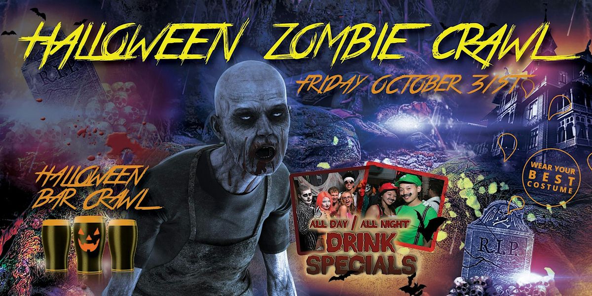 CHICAGO ZOMBIE CRAWL - Halloween Bar Crawl - River North - Oct 31st