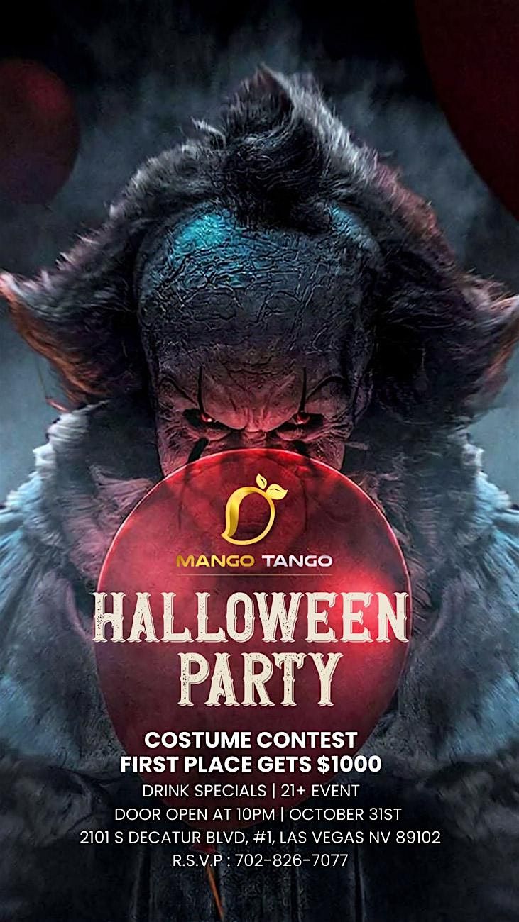 HALLOWEEN PARTY at Mango Tango Nightclub