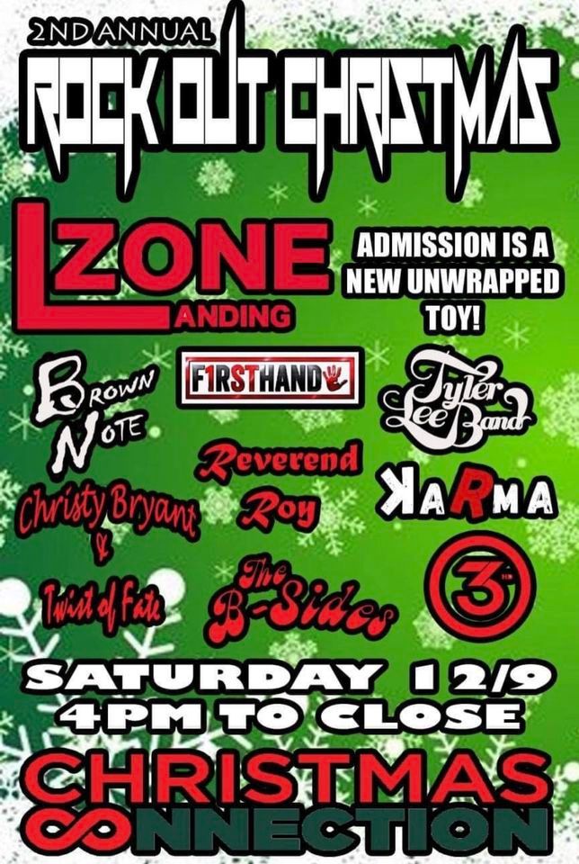 Rock Out Christmas The Landing Zone, Midwest City, OK December 9, 2023