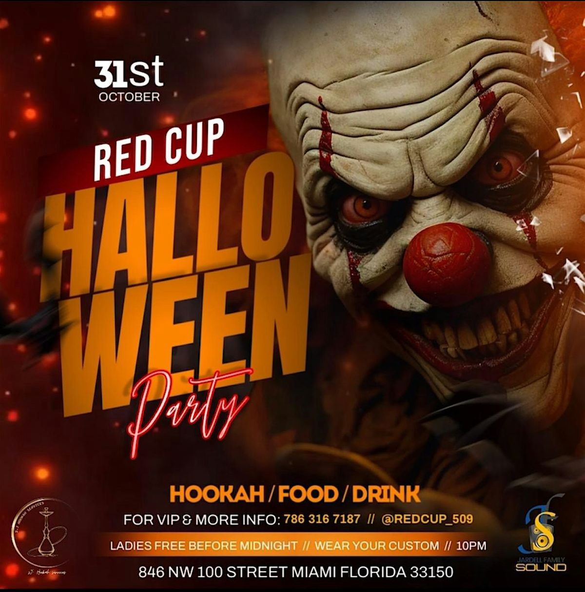 RED CUP Halloween party