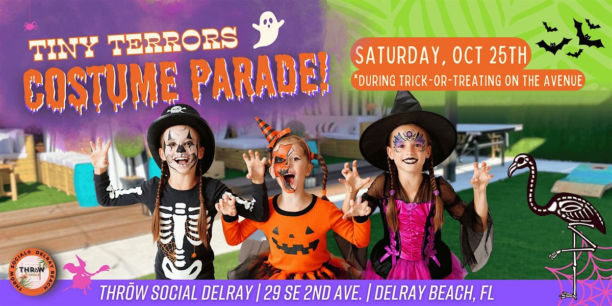 Tiny Terrors: Creature Feature Halloween Costume Parade @ THR\u014dW Social!