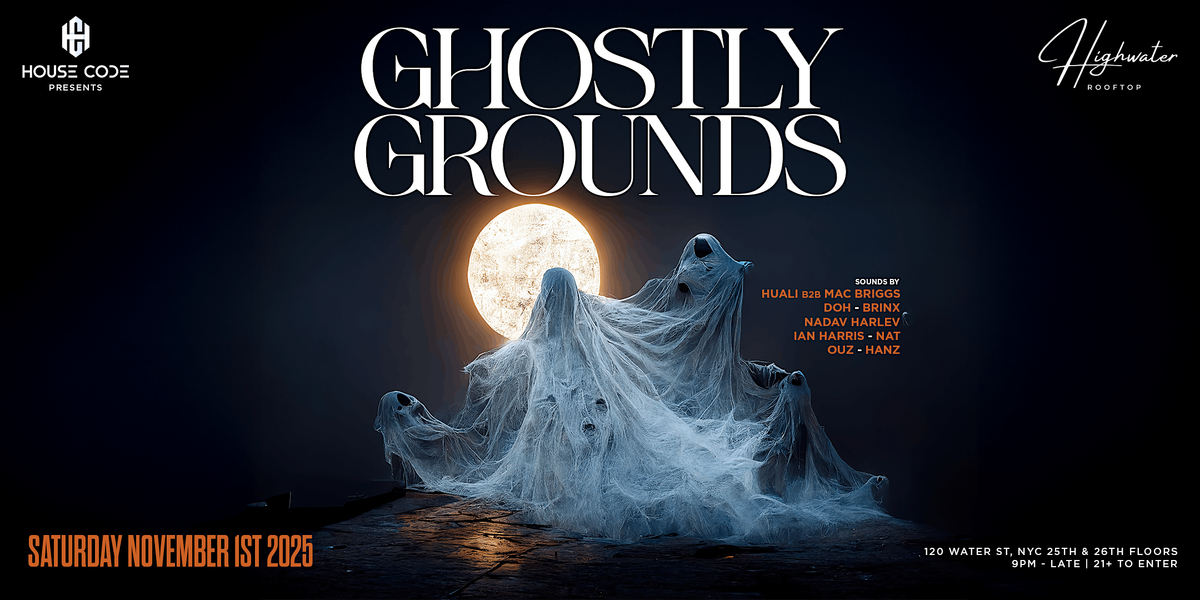 Ghostly Grounds Halloween at Highwater Rooftop 11\/1