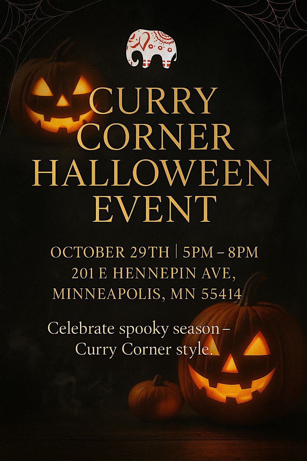 Curry Corner Halloween Event