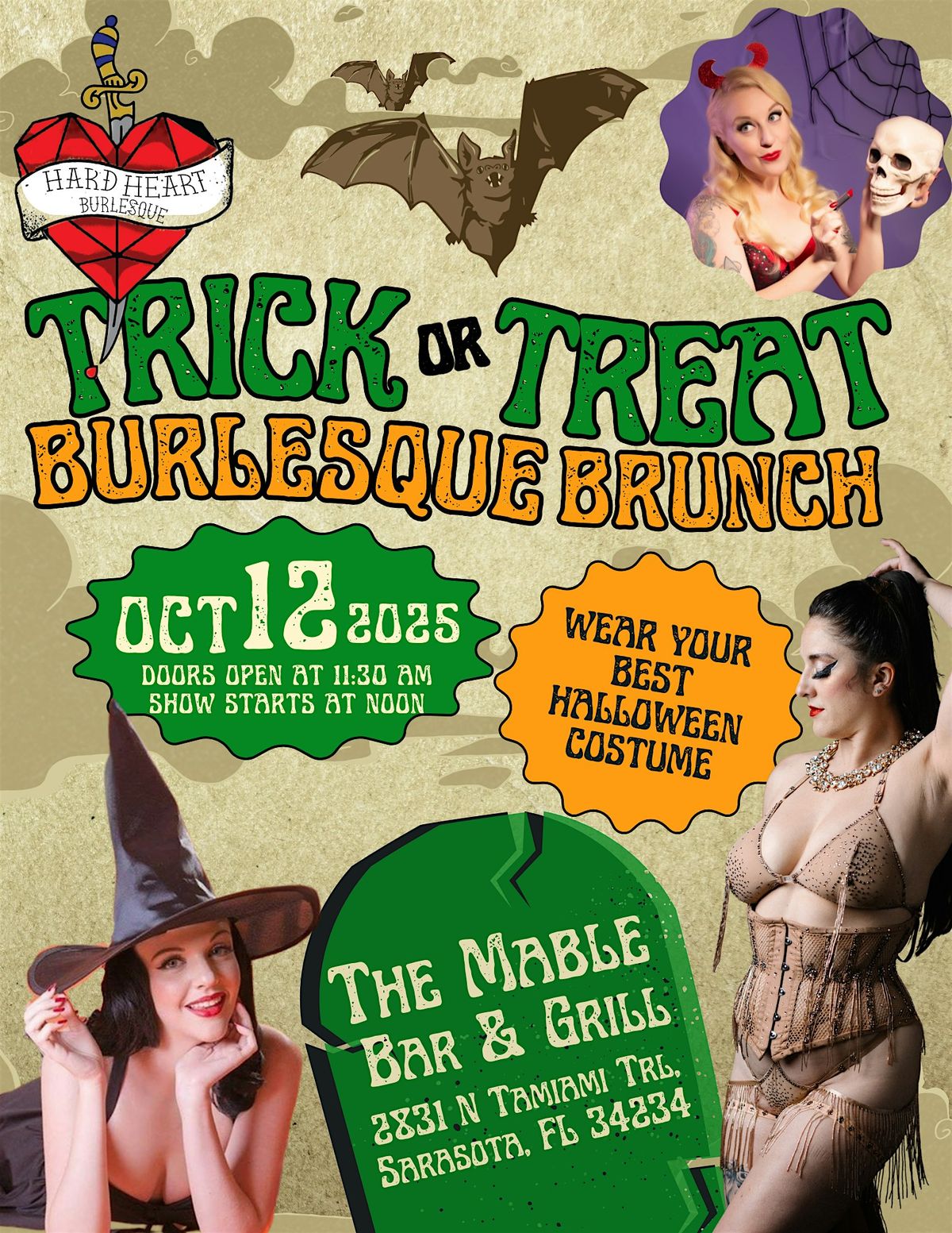 Trick or Treat Burlesque Brunch