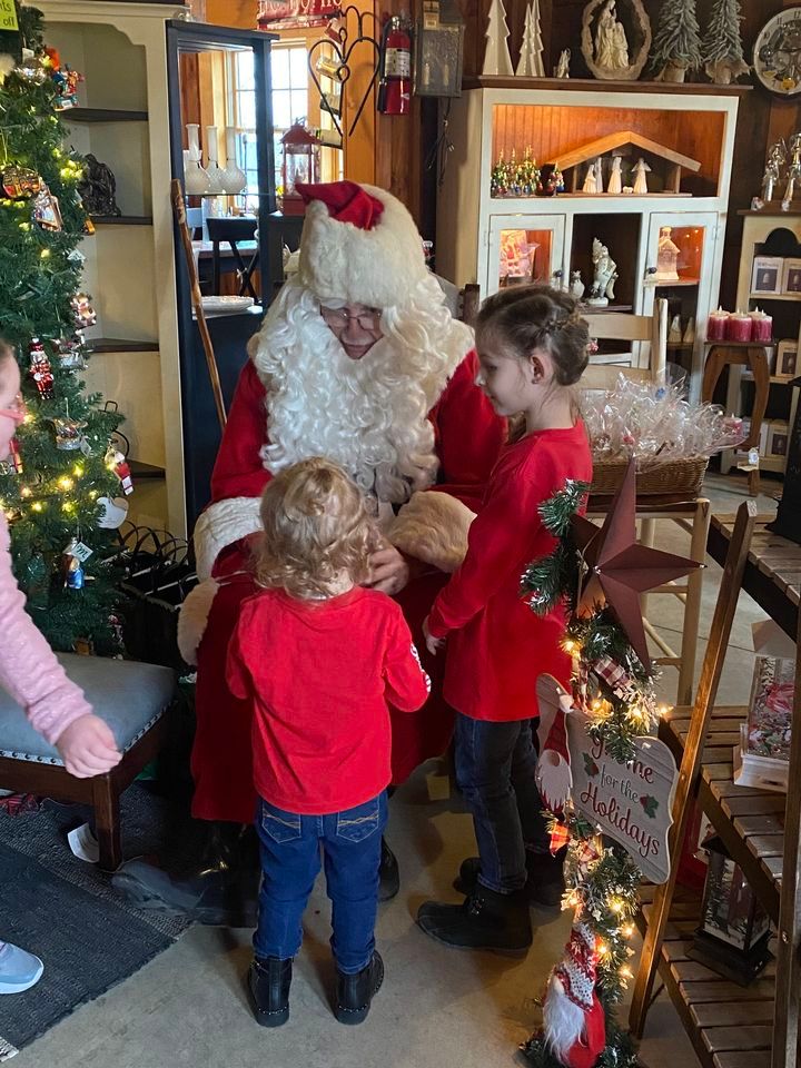 Santa Clause is Coming to Town Brightly's Farm Market, Hamlin, NY