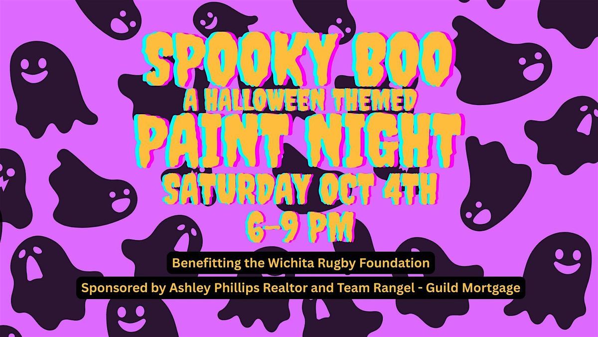 Spooky Boo a Halloween themed Paint Night