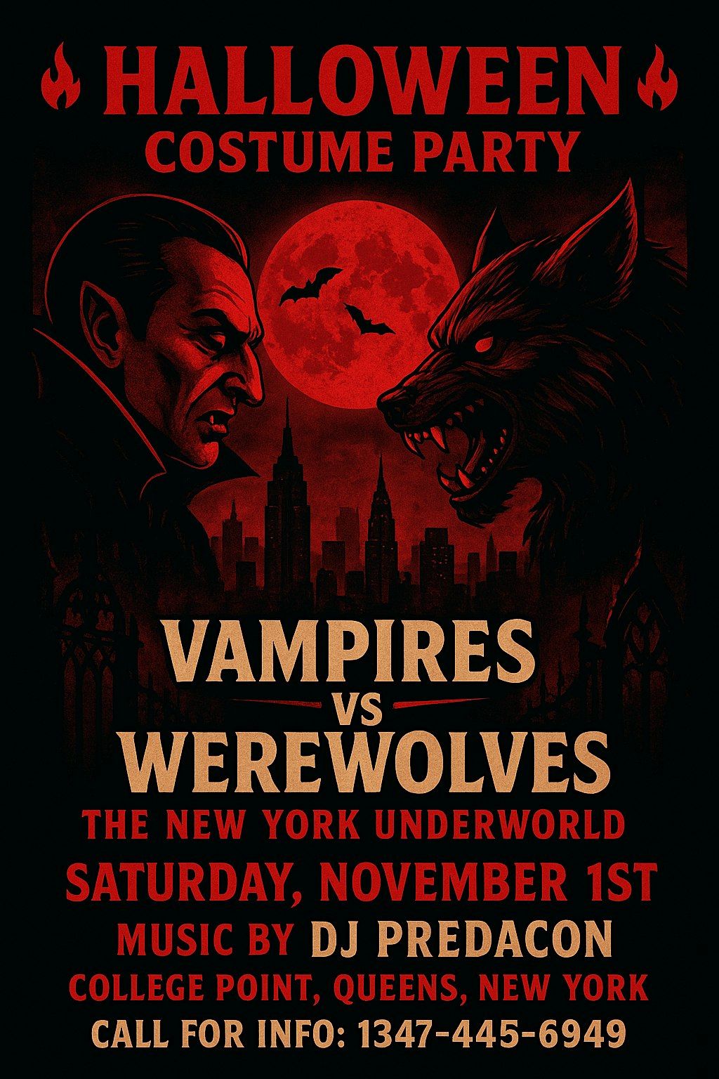 Underworld Vampire vs Lycans rave