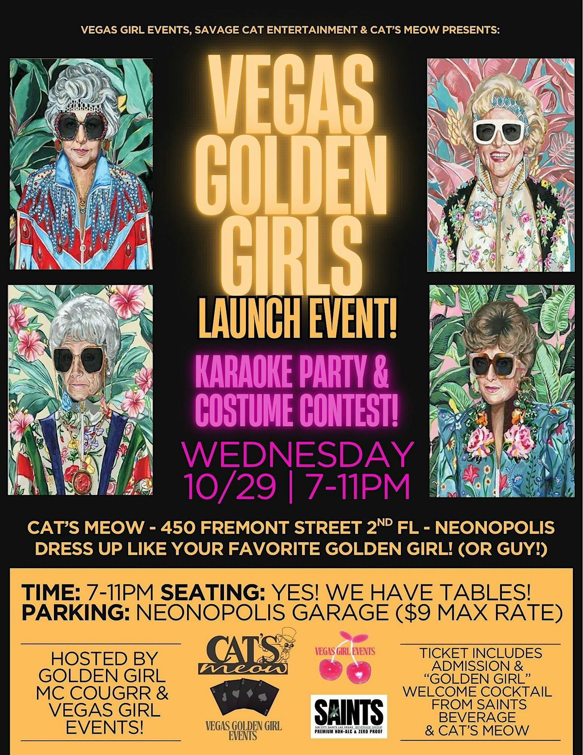 Vegas Golden Girls Launch Party