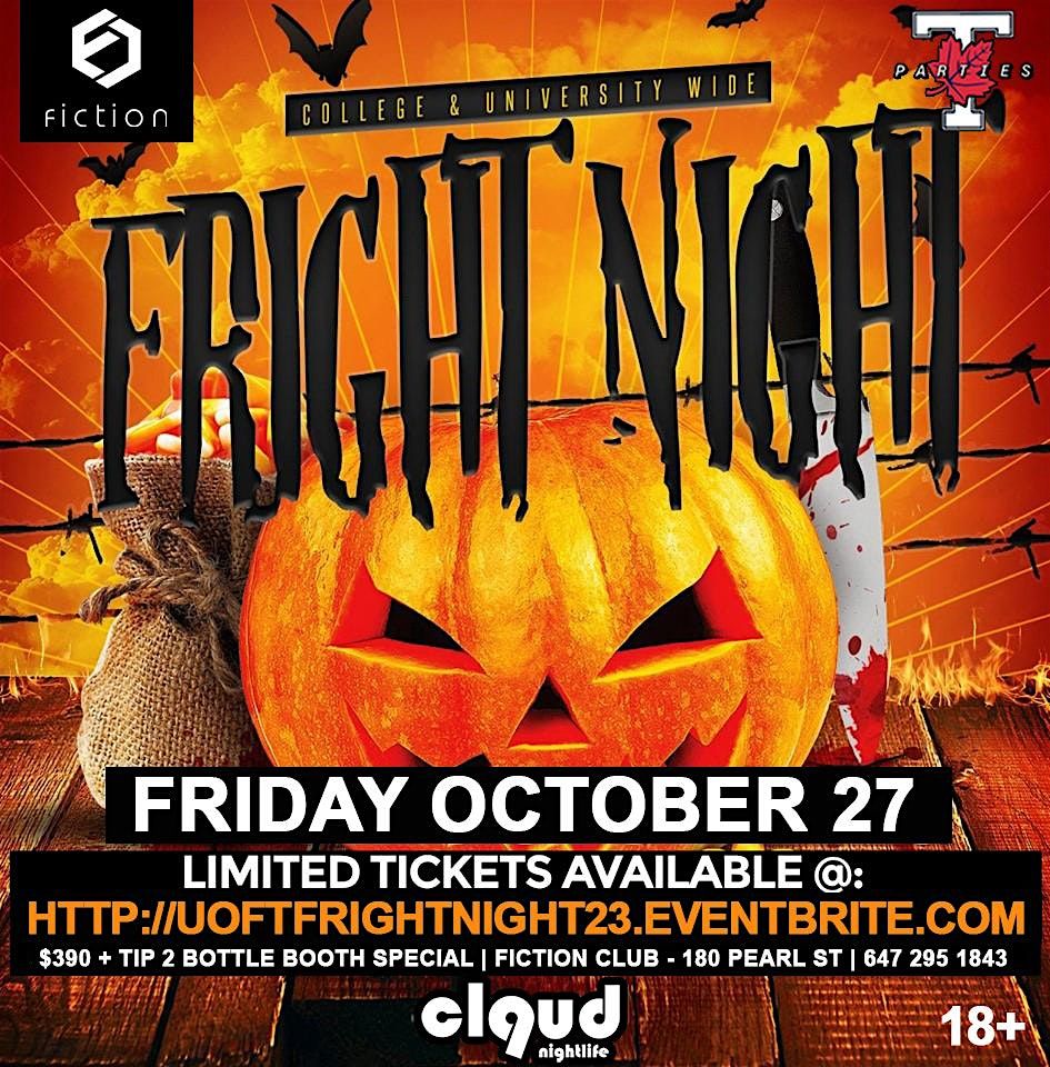 UOFT FRIGHT NIGHT 2025 @ FICTION | FRI OCT 31 | 18+