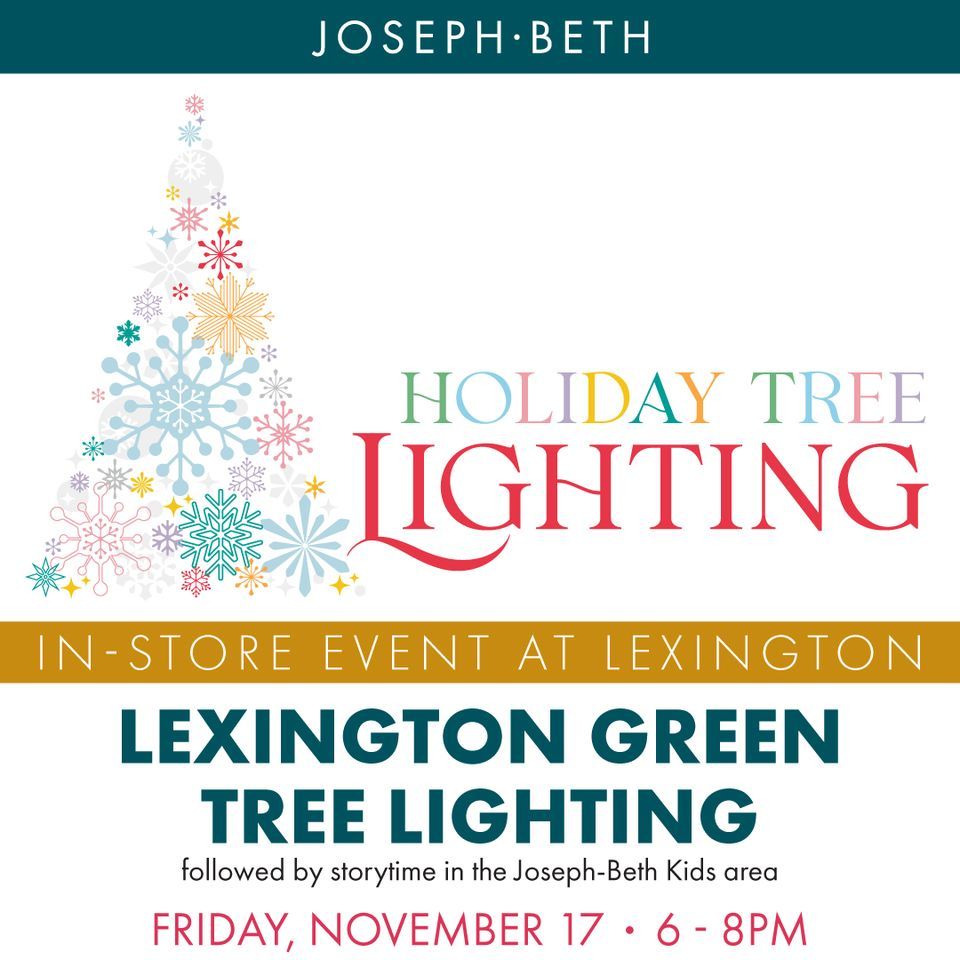 Lexington Green Tree Lighting Shop Lexington Green November 17, 2023