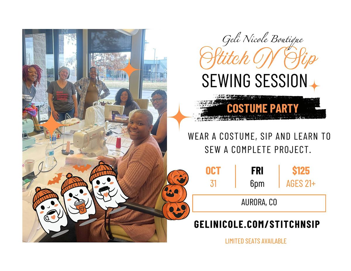 Stitch-N-Sip Costume Party