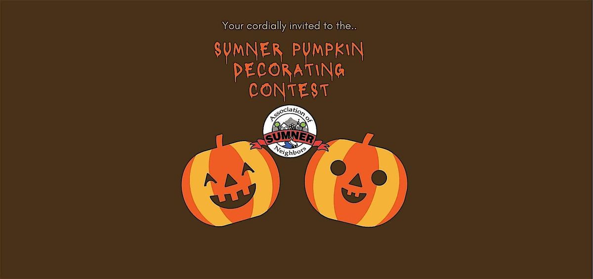 Sumner Pumpkin Decorating Contest