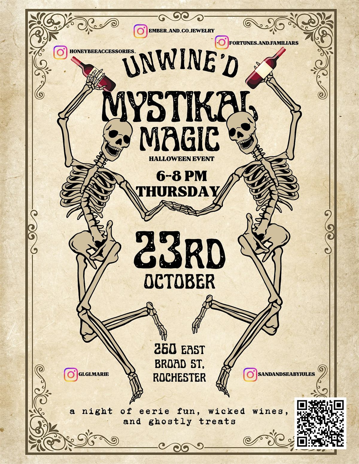 Mystikal Magic Halloween Event @ Unwine'd