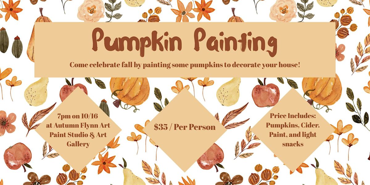Pumpkin Painting Workshop